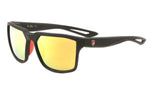 Khan Soft Rubber Classic Square Sport Outdoor Retro Designer Fashion Sunglasses