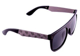 Square Marijuana Weed Leaf Print Retro Hip Hop Sunglasses