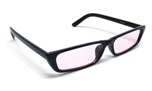 Slim Rectangular Minimal Classic Casual Mod Sunglasses
