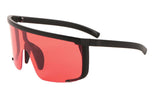 Montego Bay One Piece Mono Lens Shield Wrap Around Sunglasses