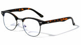 Blue Light Blocking Filter Lenses Anti Fatigue Computer Horn Rimmed Square Glasses
