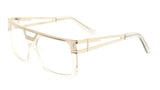 Gazelle Phenom Oversized Flat Top Square Hip Hop Luxury Aviator Sunglasses