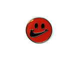 Metal & Enamel Nike Swoosh Check Mark Smiley Face Emoji Logo Lapel Pin Button