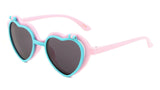 Kids Youth Girls Heart Shaped Cute Flip Up Sunglasses