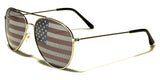 USA United States Flag Classic Pilot Aviator Sunglasses