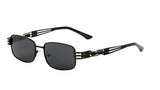 Sicario Slim Sleek Classic Rectangular Aviator Sunglasses