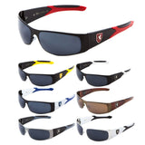 Khan Slim Shield Wrap Around Sport Chopper Sunglasses