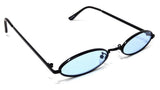 Slim Elliptical Oval Luxury Hippie Classic Sunglasses