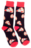 Fine Fit Casual Fast Food Snack Pattern Knit Crew Socks