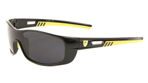 Khan Shield One Piece Lens Wrap Around Sport Sunglasses