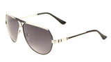 Gazelle Kaiser Oversized Metal Aviator Sunglasses