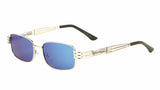 Sicario Slim Sleek Classic Rectangular Aviator Sunglasses