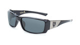 Khan Slim Sport Wrap Around Rectangular Sunglasses