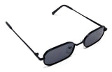 Slim Rectangular Geometric  Classic Luxury Aviator Sunglasses