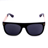 Square Marijuana Weed Leaf Print Retro Hip Hop Sunglasses