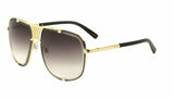 Milano Oversized Square Metal Aviator Luxury Sunglasses
