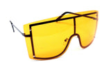 Arctic XL Large Oversized One Piece Mono Lens Shield Futuristic Sunglasses