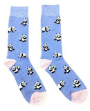 Fine Fit Casual Funny Animal Pattern Knit Crew Socks