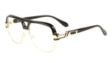 Gazelle Wise Guy Hip-Hop Oversized Retro Square Luxury Aviator Sunglasses