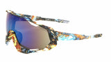 Gnarly One Piece Shield Oversized Wrap Around Sunglasses