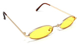 Slim Elliptical Oval Luxury Hippie Classic Sunglasses