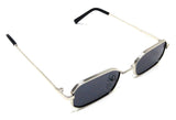 Slim Rectangular Geometric  Classic Luxury Aviator Sunglasses