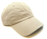 Solid Plain Blank Cotton Twill Adjustable Curved Bill Dad Hat