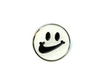 Metal & Enamel Nike Swoosh Check Mark Smiley Face Emoji Logo Lapel Pin Button