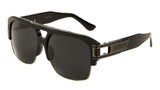Gazelle B-Boy Hip-Hop Oversized Retro Square Luxury Aviator Sunglasses