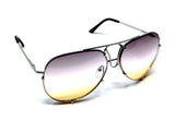 Retro Turbo Floating Lens Luxury Aviator Sunglasses