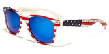 USA American Flag Stars & Stripes Patriotic Square Sunglasses