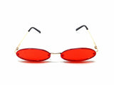 Slim Rimless Classic Oval Round Lennon Luxury Sunglasses