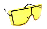 Arctic XL Large Oversized One Piece Mono Lens Shield Futuristic Sunglasses