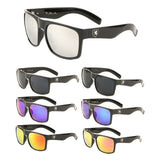 Khan Square Retro Classic Flat Top Sport Sunglasses