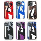 Jumpman Logo Sneaker Kicks iPhone 13 Pro Max 6.7 Silicone Bumper Case