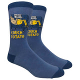 Fine Fit Casual Funny People Character Jobs Pattern Knit Crew Socks