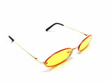 Slim Rimless Classic Oval Round Lennon Luxury Sunglasses