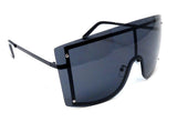 Arctic XL Large Oversized One Piece Mono Lens Shield Futuristic Sunglasses