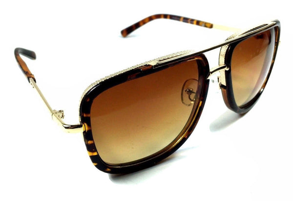 Classic Bold Square Retro Sport Pilot Aviator Sunglasses