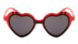 Kids Youth Girls Heart Shaped Cute Flip Up Sunglasses