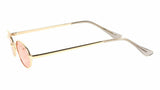 Slim Round Oval Hippie Classic Casual Sunglasses