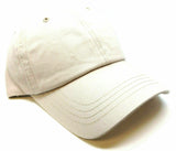 Solid Plain Blank Cotton Twill Adjustable Curved Bill Dad Hat