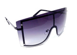 Arctic XL Large Oversized One Piece Mono Lens Shield Futuristic Sunglasses