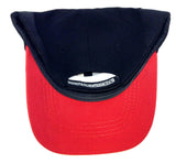 United States Marine Corps Black & Red Text Logo Adjustable Hat