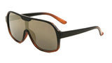 Sport One Piece Oversized Shield Sunglasses