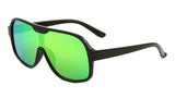 Sport One Piece Oversized Shield Sunglasses
