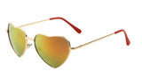 Heart Shaped Lolita Womens Retro Aviator Designer Sunglasses