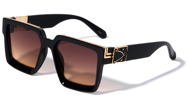 Oversized Square Big Royale Evidence Thick Billionaire Luxury Sunglasses  Hip Hop