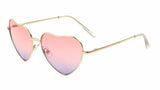 Heart Shaped Lolita Womens Retro Aviator Designer Sunglasses