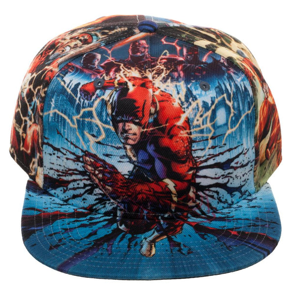 DC Comics The Flash Sublimated All Over Print Snapback